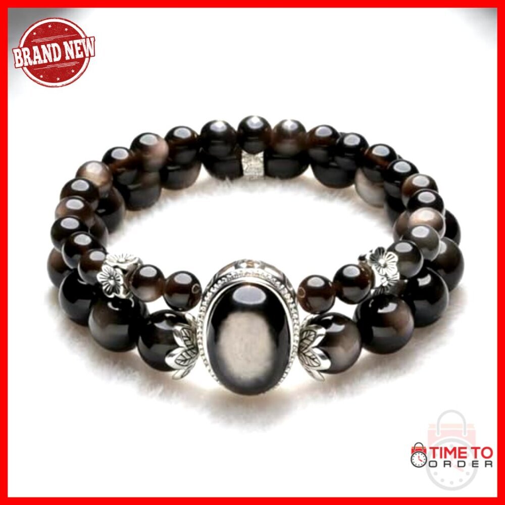 Stretch Elastic Bead Crystal Bracelet Healing Protection Positive Energy - Picture 4 of 7